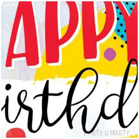 balon foliowy happy birthday kolka i groszki qualatex bubbles 22 orb