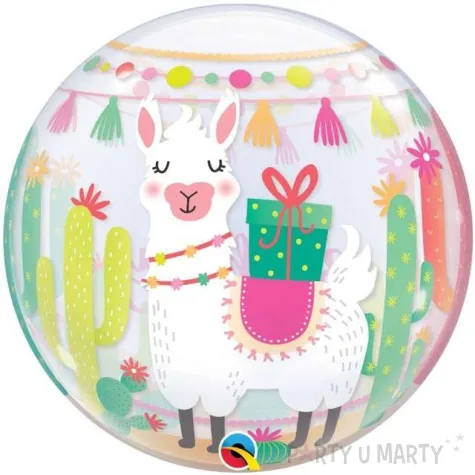 balon foliowy happy birthday lama qualatex 22 orb