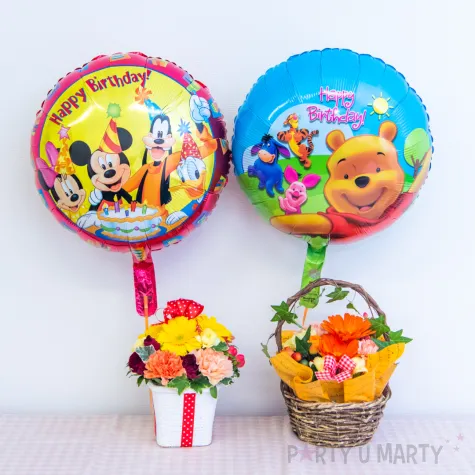 balon foliowy happy birthday mickey i przyjaciele amscan 18 rnd
