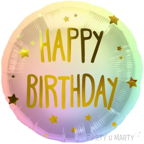 balon foliowy happy birthday ombre folat 18 rnd