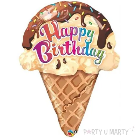 balon foliowy happy birthday rozek qualatex 27 shp