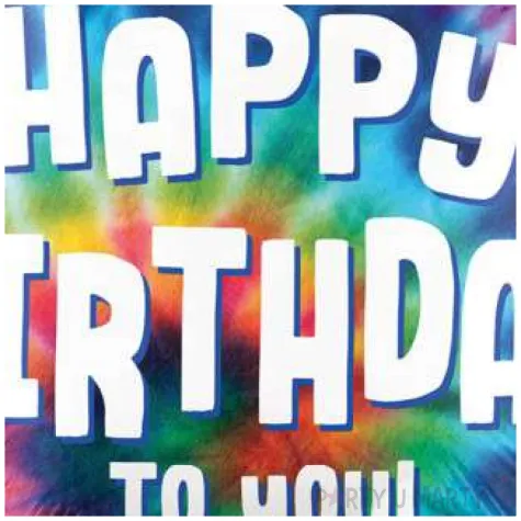 balon foliowy happy birthday teczowy amscan 18 rnd