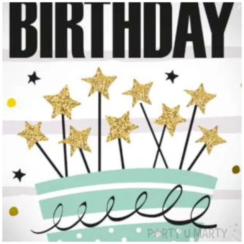 balon foliowy happy birthday tort folat 18 rnd