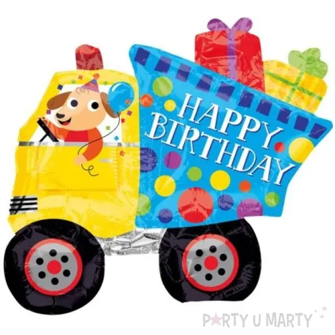 balon foliowy happy birthday wywrotka amscan 31 shp