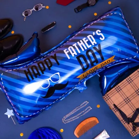 balon foliowy happy fathers day niebieski partypal 33 shp