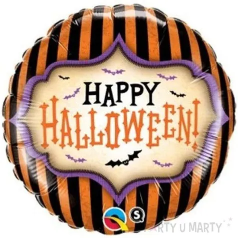 balon foliowy happy halloween qualatex 18 rnd