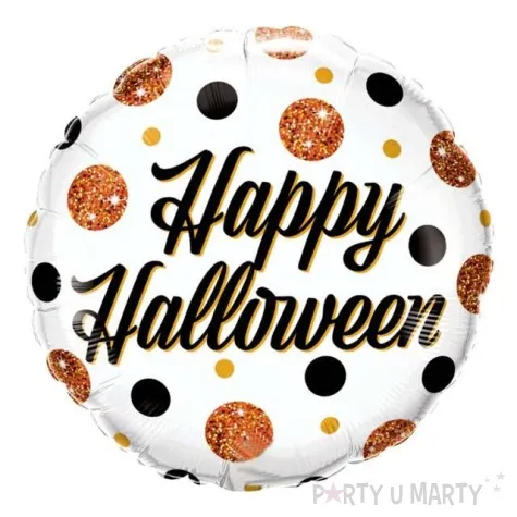 balon foliowy happy halloween qualatex 18 rnd