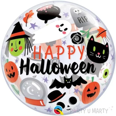 balon foliowy happy halloween qualatex 22 orb