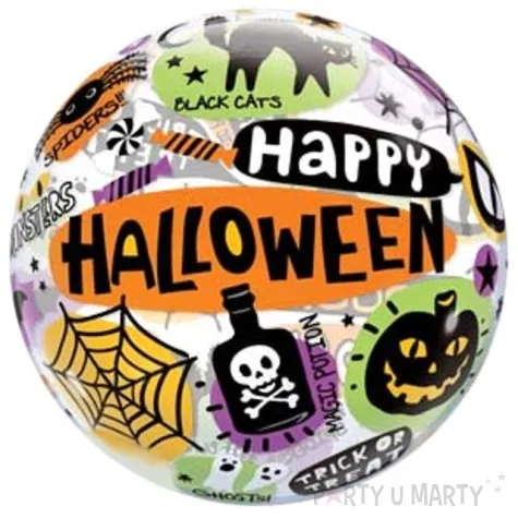 balon foliowy happy halloween qualatex 22 orb
