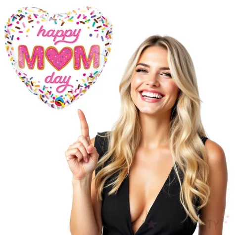 balon foliowy happy mom day dzien matki qualatex 18 hrt