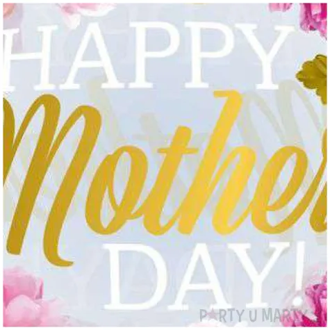 balon foliowy happy mothers day dzien matki peonie qualatex 22 orb