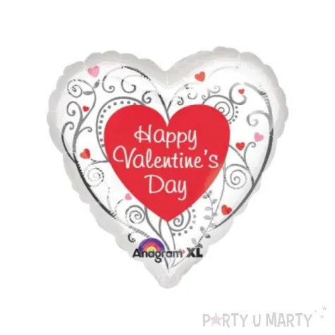 balon foliowy happy valentines day amscan 18 hrt