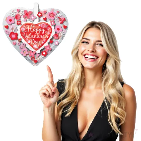 balon foliowy happy valentines day amscan 26 hrt