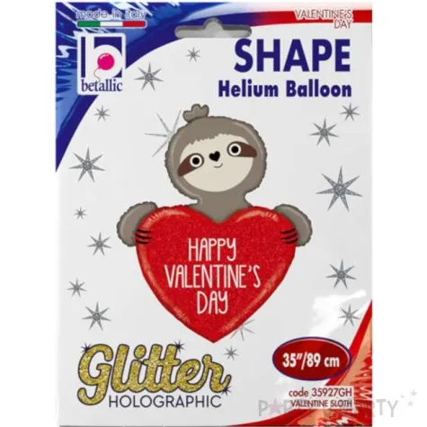 balon foliowy happy valentines day leniwiec grabo 35 shp