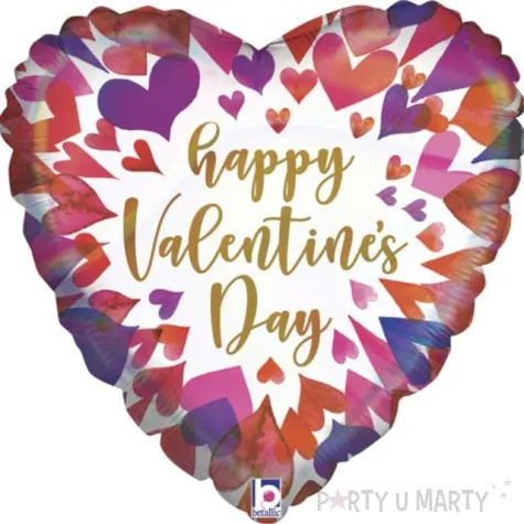 balon foliowy happy valentines day serce opalizujace grabo 18 hrt