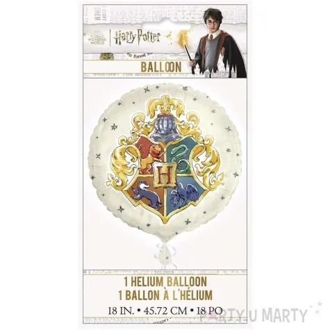 balon foliowy harry potter herb hogwartu unique 18 rnd