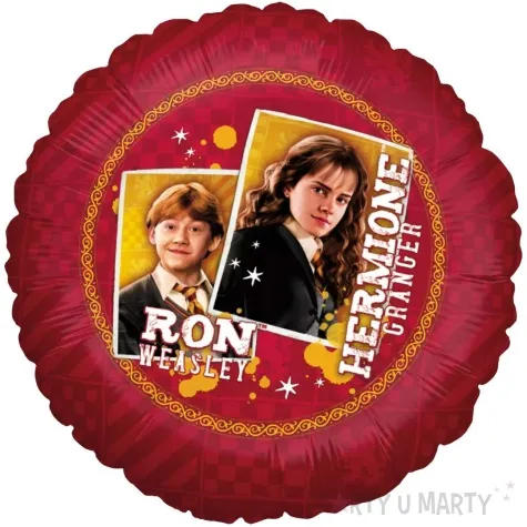 balon foliowy harry potter ron i hermiona party factory 18 rnd