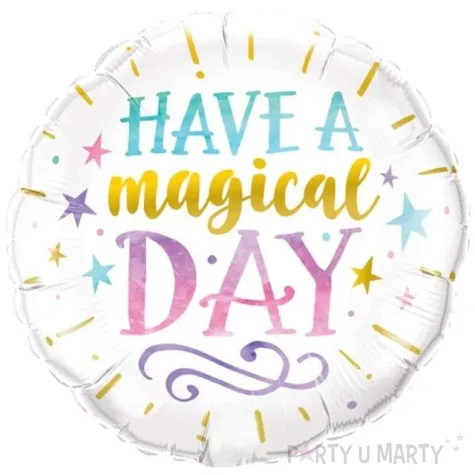 balon foliowy have a magical day qualatex 18 rnd