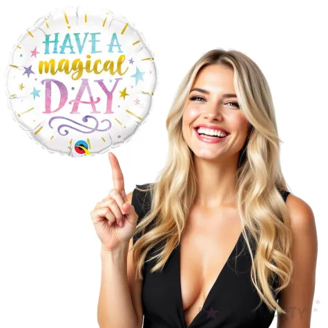 balon foliowy have a magical day qualatex 9 rnd
