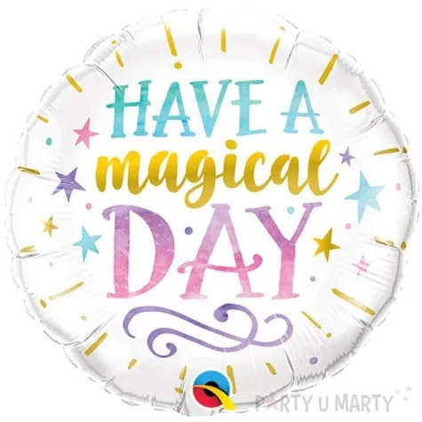 balon foliowy have a magical day qualatex 9 rnd