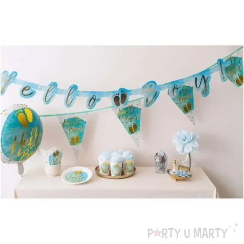 balon foliowy hello boy blekitny boland 18 rnd