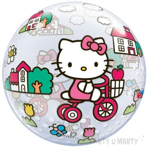 balon foliowy hello kitty qualatex bubbles 22 orb