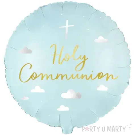 balon foliowy holy communion partydeco 18 rnd
