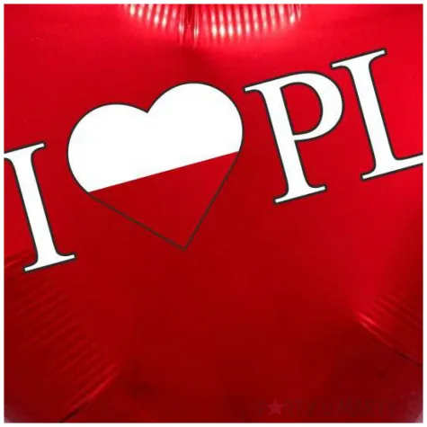 balon foliowy i love pl czerwony 18 hrt