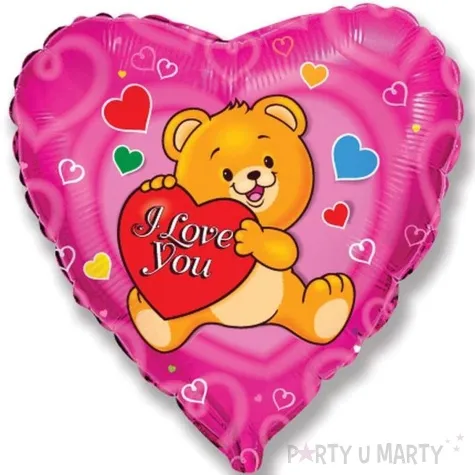 balon foliowy i love you mis rozowy flexmetal 18 hrt