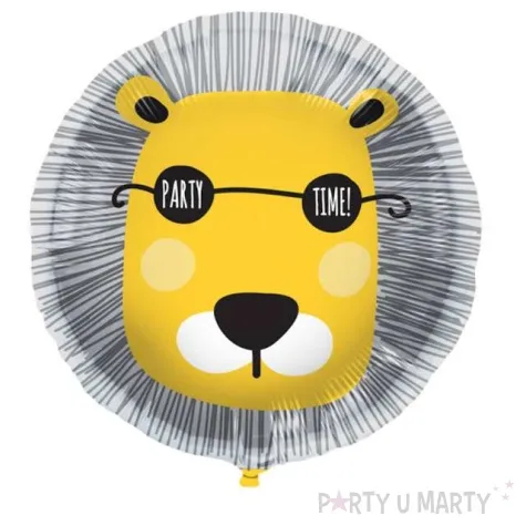 balon foliowy imprezowy lew folat 18 rnd