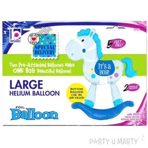 balon foliowy its a boy kon na biegunach grabo 60 shp
