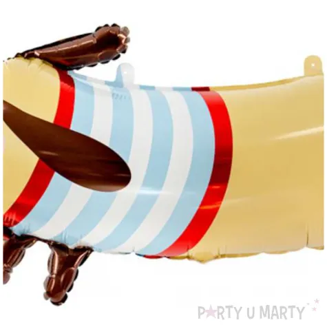 balon foliowy jamnik w sweterku partydeco 35 shp