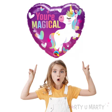 balon foliowy jednorozec magiczny qualatex 18 hrt