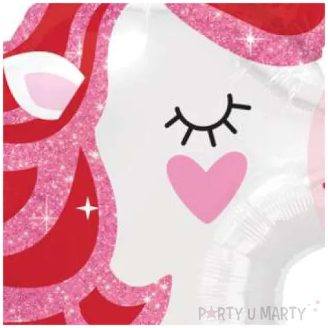 balon foliowy jednorozec rozowy amscan 21 shp