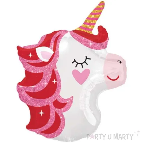 balon foliowy jednorozec rozowy amscan 21 shp