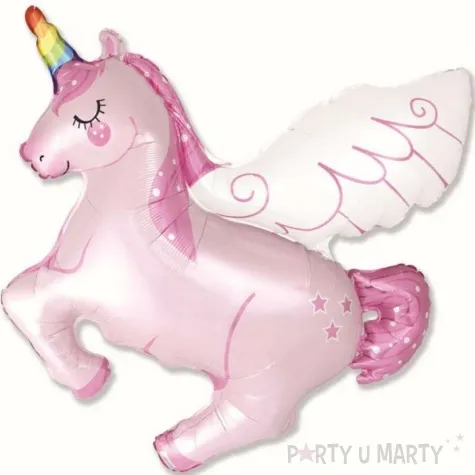 balon foliowy jednorozec rozowy flexmetal 14 shp