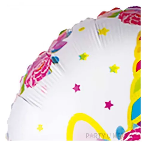 balon foliowy jednorozec zarumieniony unicorn jix 18 rnd
