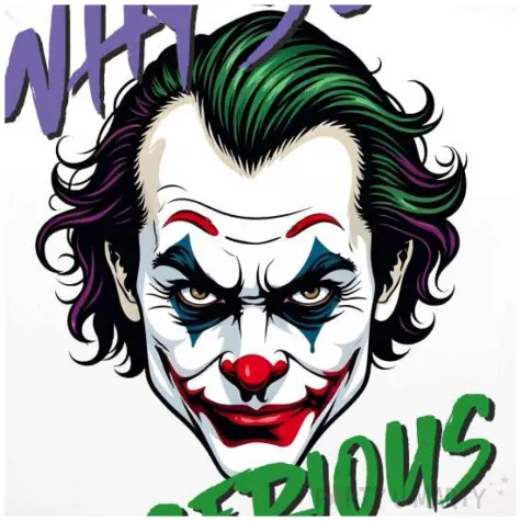 balon foliowy joker why so serious bialy 18 rnd