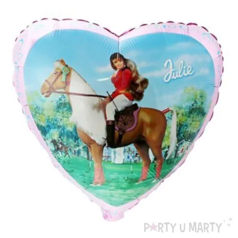 balon foliowy julia na koniu flexmetal 18 hrt