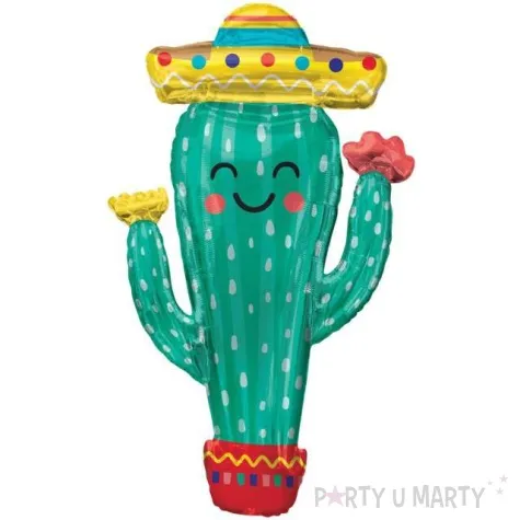 balon foliowy kaktus amscan 38 shp