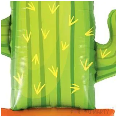 balon foliowy kaktus doniczkowy qualatex 39 shp