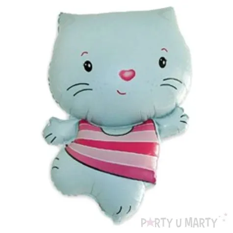 balon foliowy kicia niebieski flexmetal 12 shp