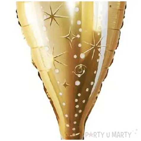 balon foliowy kieliszek szampana zloty jix 40 shp