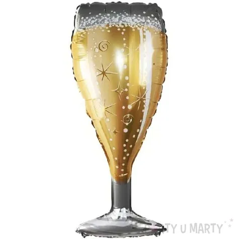 balon foliowy kieliszek szampana zloty jix 40 shp