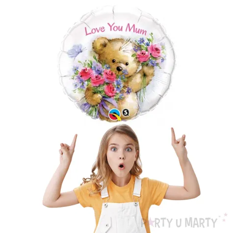 balon foliowy kocham cie mamo mis qualatex 18 rnd
