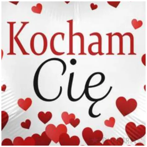 balon foliowy kocham cie serce czerwony premioloon 17 hrt