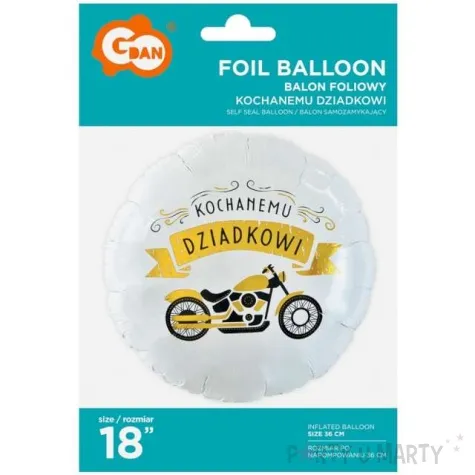 balon foliowy kochanemu dziadkowi motor godan 18 rnd