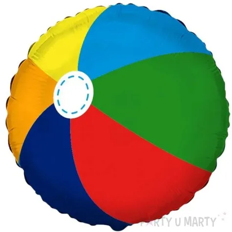 balon foliowy kolorowa pilka plazowa flexmetal 18 rnd