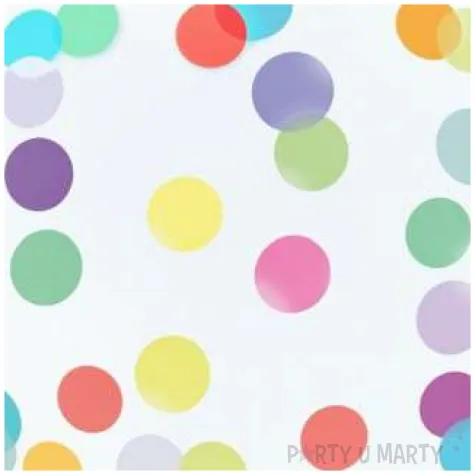 balon foliowy kolorowe grochy godan 18 orb