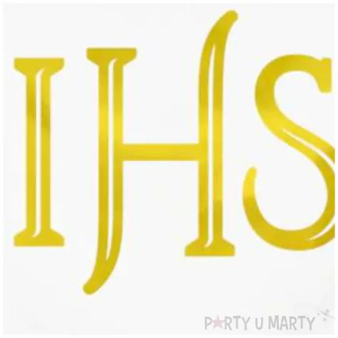 balon foliowy komunia swieta ihs bialy partypal 18 hrt